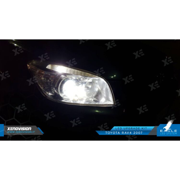 <p>Il Kit XE Light modello Eagle LED System studiato da Xenovision.it per la tua Rav4 III Serie dal 2006 al 2013.</p>