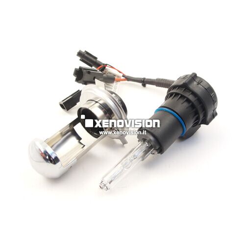 1 Kit Bixenon Slim Moto H4 8000k 35W 64Bit Xenovision Bianco Freddo <p>Kit Bixenon moto H4 8000k 35W Ultra Slim Xenovision ad architettura digitale 64-Bit. Lampade bixenon H4 Bianco Freddo Ket KOREA, Qualita Garantita 2 anni </p>