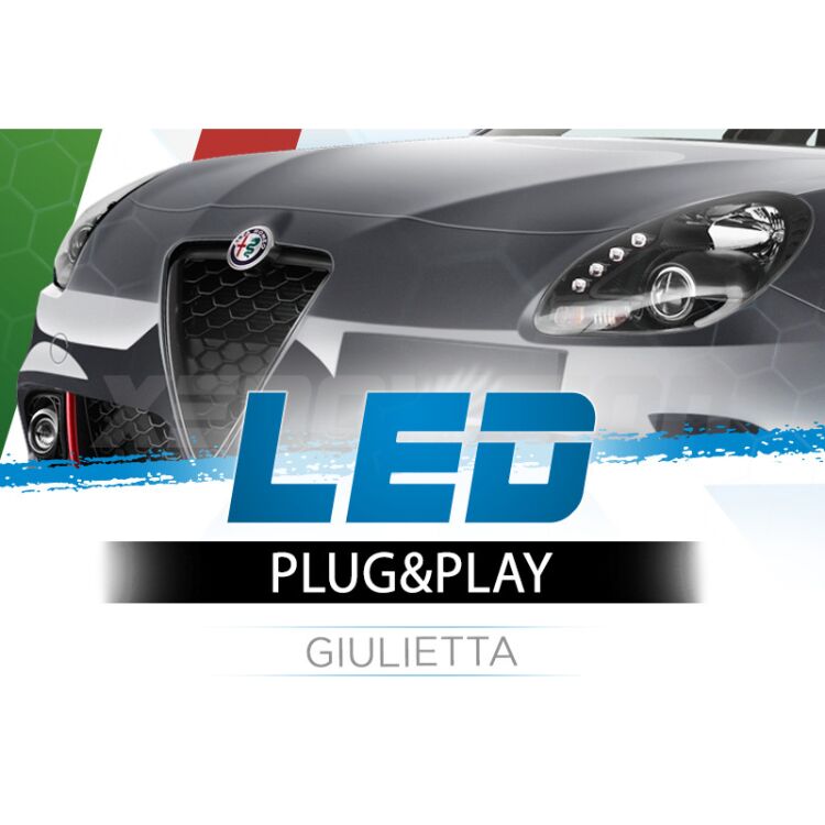 <p>Il kit LED per fari Alfa Giulietta Anabbaglianti #1 in Italia. Garantito.</p>