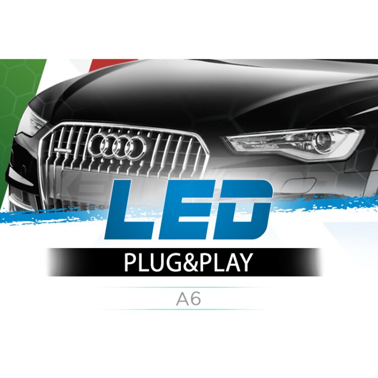 <p>Il kit LED per fari Audi A6 Anabbaglianti #1 in Italia. Garantito.</p>