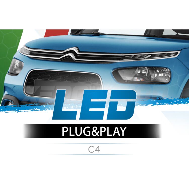 <p>Il kit LED per fari Citroen C4 Anabbaglianti #1 in Italia. Garantito.</p>
