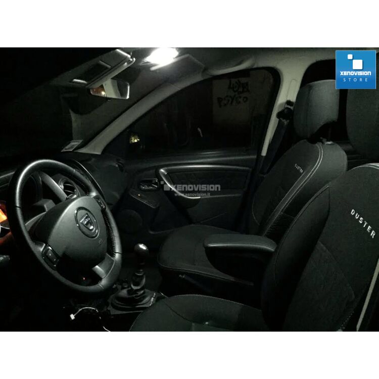 4 Kit Led Dacia Duster - Tutti i punti luce - TOTAL - Bianco Lunare 6000k <p>Kit Led Dacia Duster Total, conversione totale a Led per Dacia Duster. Zero spie, Altissima Qualità. Luce Bianco Lunare 6000k su ogni punto luce interno ed esterno. </p>