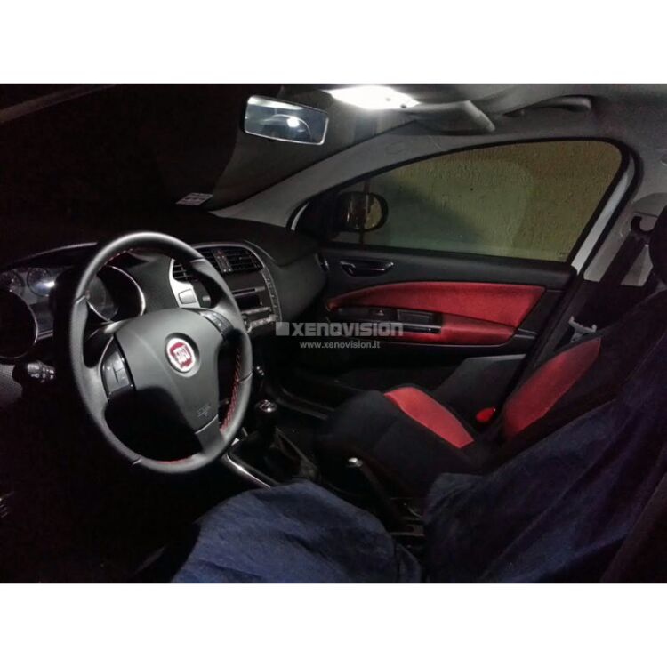 <p>Kit Led Fiat Bravo 2006-2012, conversione Base a Led. Zero spie, Altissima Qualit&agrave;. Luce Bianco Lunare 6000k su ogni punto luce bianco interno della vostra auto.</p>
