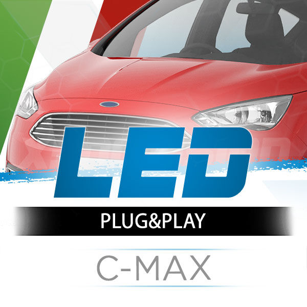 <p>Il kit LED per fari Ford C-MAX (2003-2011) Anabbaglianti #1 in Italia. Garantito.</p>