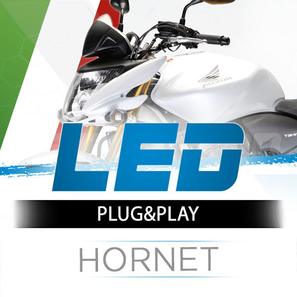 <p>Il kit LED per Honda Hornet&nbsp; faro Anabbagliante #1 in Italia. Garantito.</p>