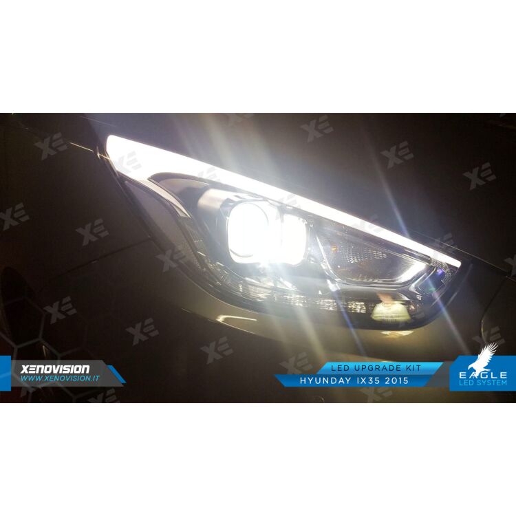 <p>Il kit LED per fari Hyundai IX35 Anabbaglianti e Abbaglianti #1 in Italia. Garantito.</p>
