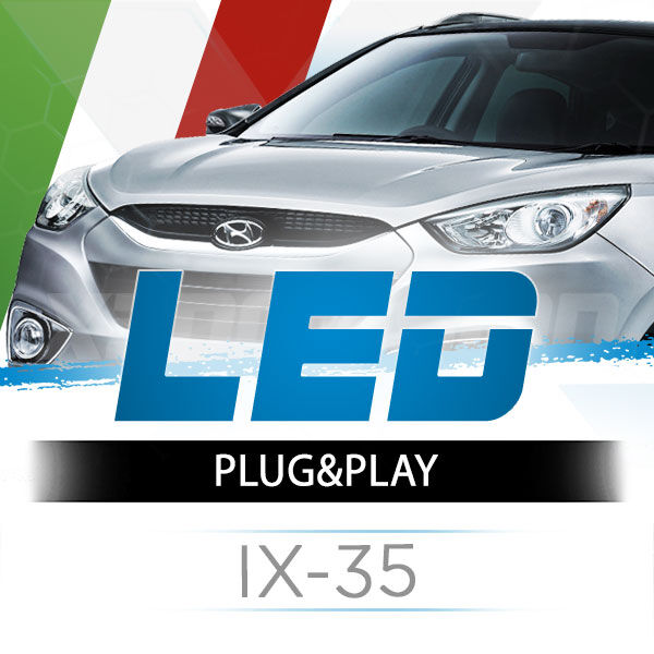 <p>Il kit LED per fari Hyundai IX35 Anabbaglianti e Abbaglianti #1 in Italia. Garantito.</p>
