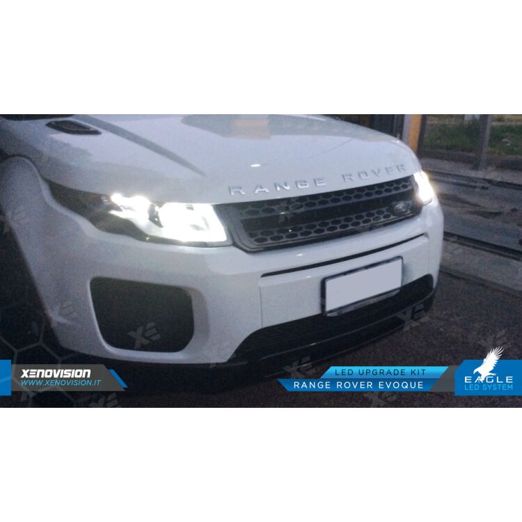 <p>Il kit LED #1 in Italia per i fari della tua Range Rover Evoque. Garantito.</p>