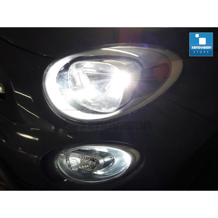 <p><strong>Ultraluminoso e Zero Spie. </strong>Kit DRL per Fiat 500X. Facile da installare, Ultraluminoso 800Lumen per lampadina, zero spie.</p>