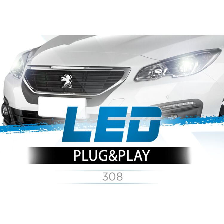 <p>Il kit LED per fari Peugeot 308 Anabbaglianti #1 in Italia. Garantito.</p>