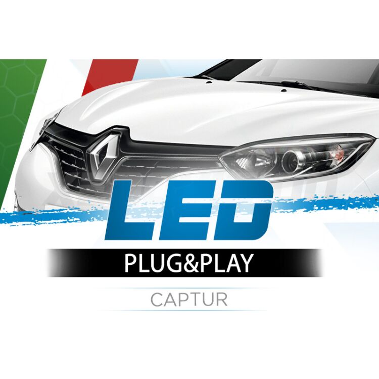 <p>Il kit LED per fari Renault Captur Anabbaglianti&nbsp; #1 in Italia. Garantito.</p>