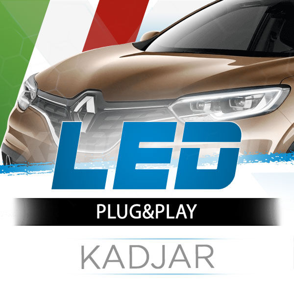 <p>Il kit LED per fari Renault Kadjar Anabbaglianti #1 in Italia. Garantito.</p>