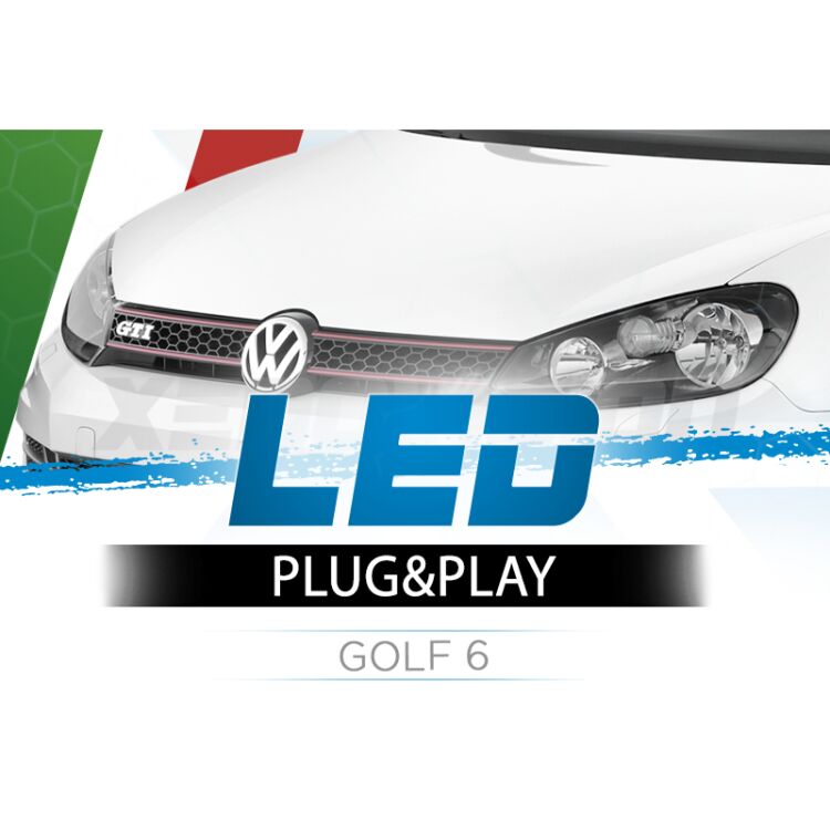 <p>Il kit LED per fari Volksvagen&nbsp; Golf 6 Anabbaglianti #1 in Italia. Garantito.</p>