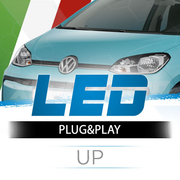 <p>Il kit LED per fari Volkswagen UP Anabbaglianti e Abbaglianti #1 in Italia. Garantito.</p>
