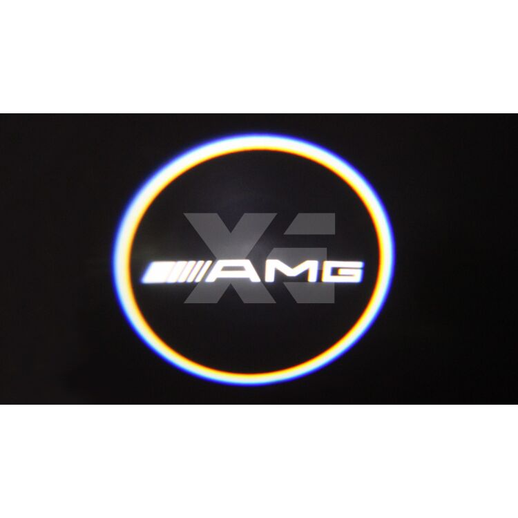 3 Kit Placche Led Sottoporta Proiettore Logo Mercedes AMG - Classe C W203 CLK W209 SLR R19 <p>Kit Placche Led Sottoporta/Pozzanghera con proiettore logo <strong>AMG</strong></p>