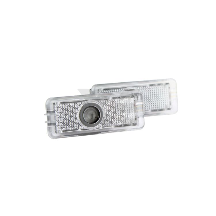 Kit Placche Led Sottoporta Proiettore Logo Mercedes AMG - Classe C W203 CLK W209 SLR R19 <p>Kit Placche Led Sottoporta/Pozzanghera con proiettore logo <strong>AMG</strong></p>