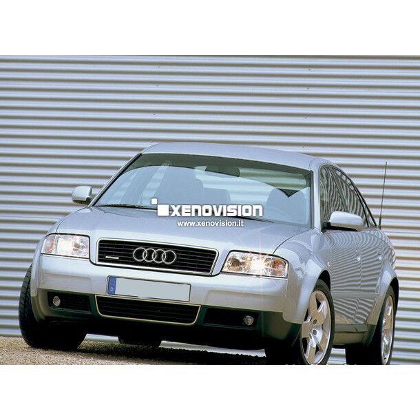 <p>Kit Xenon 55W specifico per il faro della Audi A6 e Luci Posizione a Led in tinta. Plug&amp;Play zero spie, contiene tutto l'occorrente. Luce Bianco Lunare 6000k.</p>
<p>&nbsp;</p>