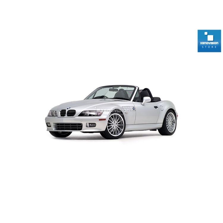 <p>Kit Focus Pro Korea Xenon 35W specifico per il faro della BMW Z3 e Luci Posizione a Led in tinta. Plug&amp;Play zero spie, contiene tutto l&#39;occorrente. Luce Bianco Lunare 6000k.</p><p>&nbsp;</p>