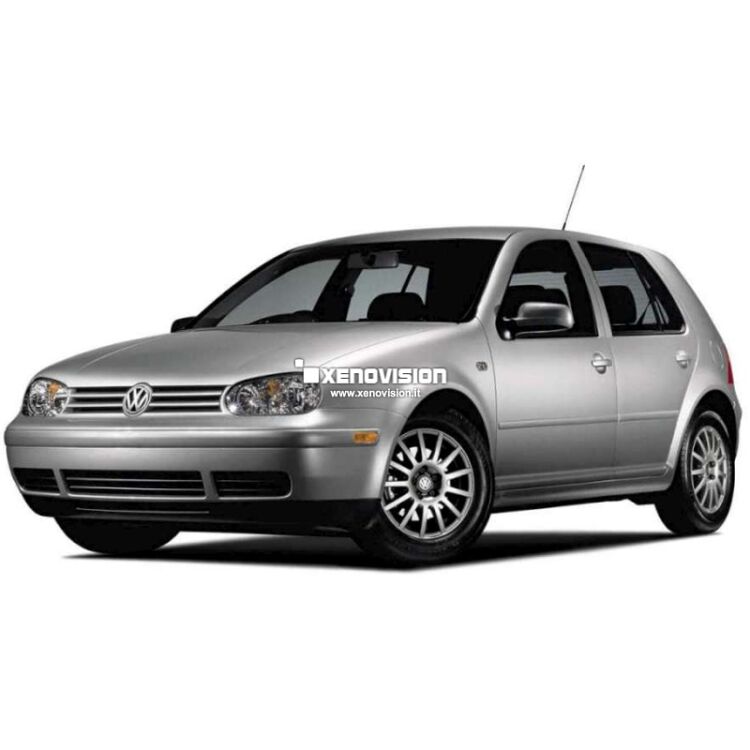 0 Kit Xenon Golf IV - 1997 al 2004 - Xenon 55W e Led Posizione - 6000k <p>Kit Xenon 55W specifico per il faro della Golf IV e Luci Posizione a Led in tinta. Plug&Play zero spie, contiene tutto l'occorrente. Luce Bianco Lunare 6000k.</p>