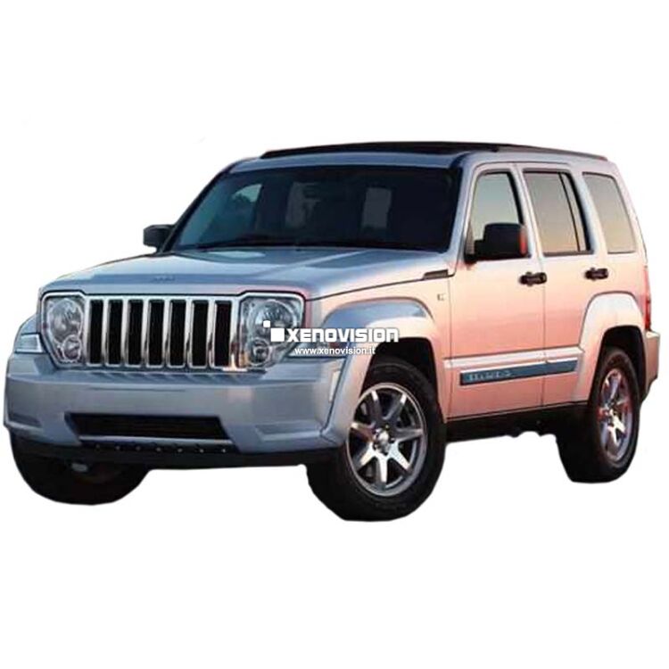 <p>Kit Xenon 35W specifico per il faro della Jeep Cherokee KK dal 2008 in poi e Luci Posizione a Led in tinta. Plug&amp;Play zero spie, contiene tutto l&#39;occorrente. Luce Bianco Lunare 6000k.</p>