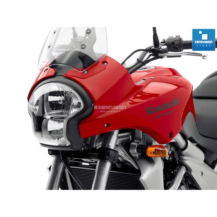 1 Kit Xenon Kawasaki Versys - 2006 in poi - Anabb. + Abb. Xenon 35W - 5000k <p>Kit Xenon 35W specifico per il faro del Kawasaki Versys dal 2006 in poi. Plug&Play zero spie, contiene tutto l'occorrente. Luce Bianco Solare 5000k.</p>