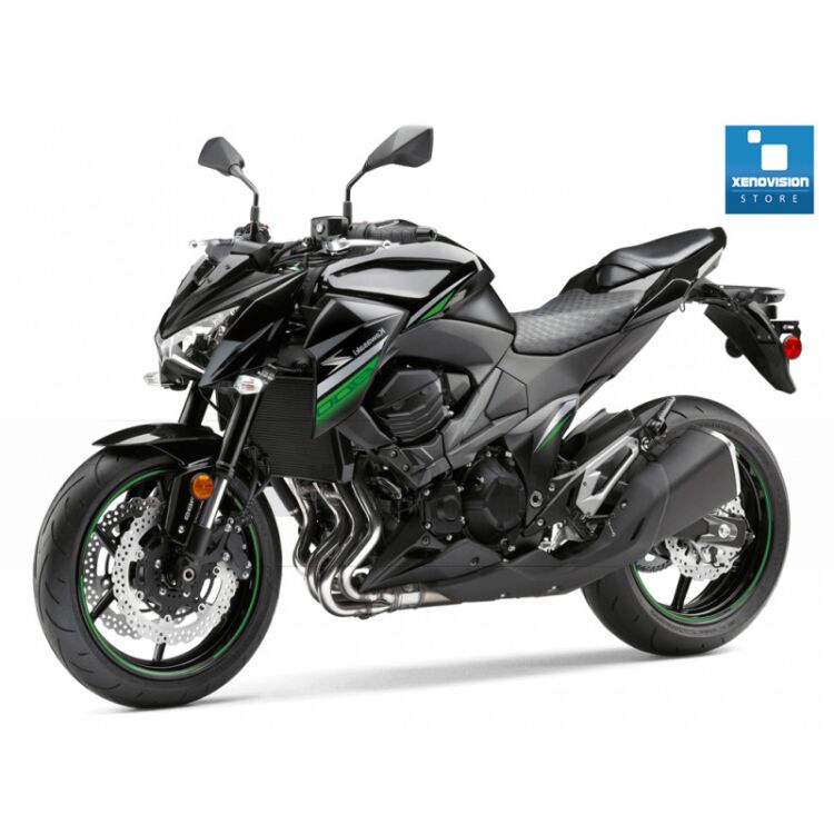 Kit Xenon Kawasaki Z800 - 2007 in poi - Anabb + Abb 35W e Led - 6000k Kit Xenon 35W specifico per il faro della Kawasaki Z800 dal 2007 in poi. Plug&Play zero spie, contiene tutto l'occorrente. Luce Bianco Lunare 6000k.