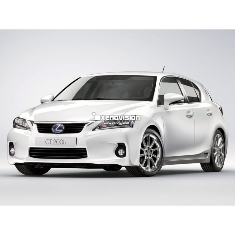 Kit Xenon Focus Pro Korea 35W specifico per il faro della Lexus CT200h. Plug&amp;Play zero spie, contiene tutto l&#39;occorrente. Luce Bianco Lunare 6000k.