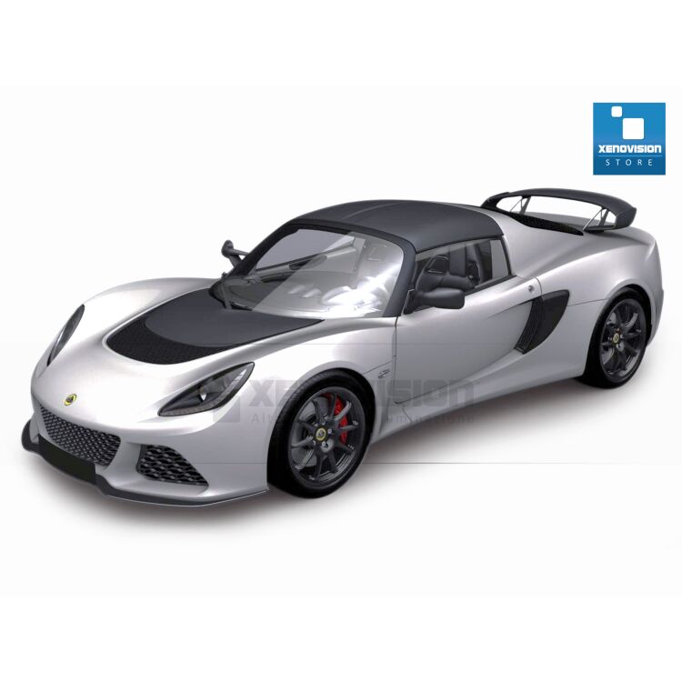 <p>Kit Xenon 35W specifico per il faro della Lotus Exige S3 dal 2010 in poi. Plug&amp;Play zero spie, contiene tutto l&#39;occorrente. Luce Bianco Lunare 6000k.</p><p>&nbsp;</p>