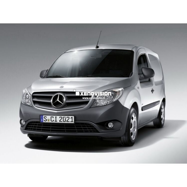 <p>Kit Xenon 35W specifico per il faro della Mercedes Citan W415 dal 2012 in poi. Plug&amp;Play zero spie, contiene tutto l&#39;occorrente. Luce Bianco Lunare 6000k.</p><p>&nbsp;</p>