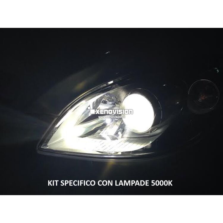 2 Kit Xenon Mercedes Classe B W245 - 2005 a 2011 - Xenon 35W e Led - 5000k <p>Kit Xenon 35W specifico per il faro della Mercedes Classe B W245 e Luci Posizione a Led in tinta. Plug&Play zero spie, contiene tutto l'occorrente. Luce Bianco Solare 5000k.</p>