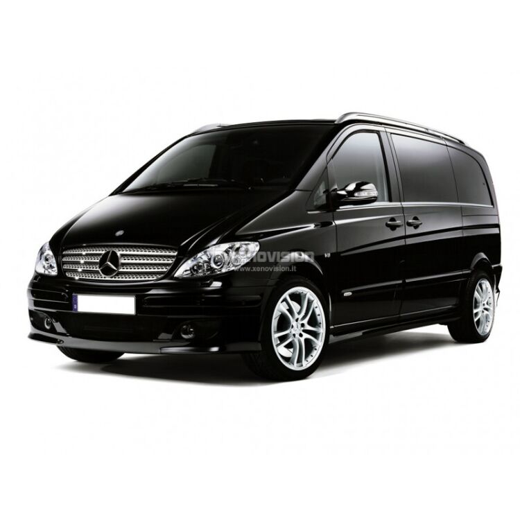 0 Kit Xenon Mercedes Viano W639 - 2003 in poi - Xenon 35W - 6100k Kit Xenon Focus Pro Korea 35W specifico per il faro della Mercedes Viano W639 dal 2003 in poi. Plug&Play zero spie, contiene tutto l'occorrente. Luce Bianco Lunare 6100k.