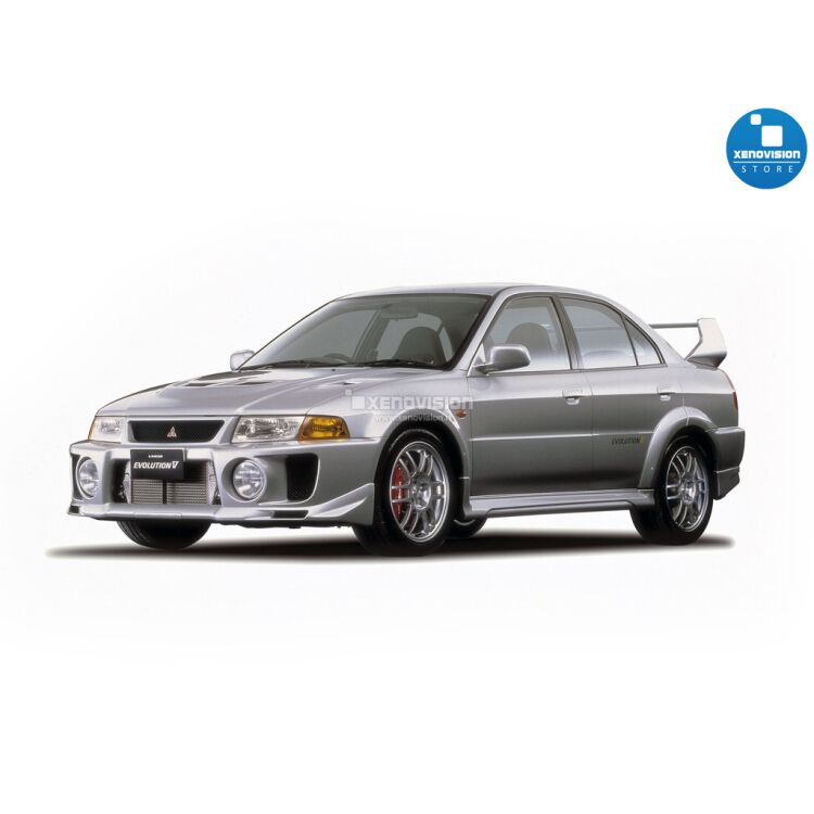 0 Kit Xenon Mitsubishi Lancer Evolution V - 1998 al 1999 - BiXenon 35W - 6000k <p>Kit BiXenon 35W specifico per il faro della Mitsubishi Lancer Evolution V dal 1998 al 1999. Plug&Play zero spie, contiene tutto l'occorrente. Luce Bianco Lunare 6000k.</p>