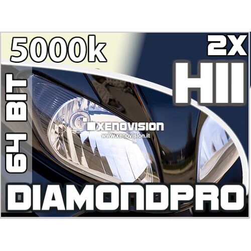 Kit xenon moto doppio faro - 35W H11 Bianco Solare 5000k <p>La più piccola centralina di sempre. Massima robustezza, affidabilità, controllo digitale a 64Bit esclusivo XENOVISION - Kit xeno bilampada completo, modello 2011. Kit compost da due lampade e due centraline.<br />Canbus: <strong>NO</strong> | Garanzia centralina: <strong>3</strong> <strong>Anni</strong> | Professionale, Ultrasottile. </p>