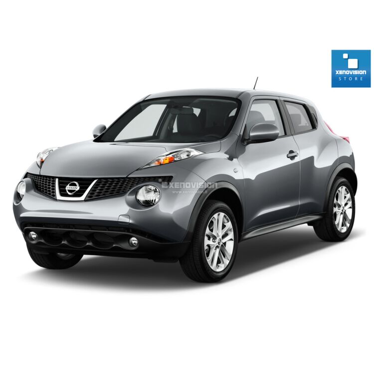 <p>Kit Xenon 55W specifico per il faro della Nissan Juke e Luci Posizione a Led in tinta. Plug&amp;Play zero spie, contiene tutto l&#39;occorrente. Luce Bianco Lunare 5000k.</p>