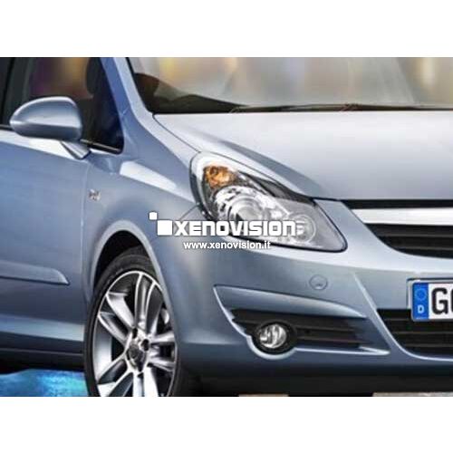 <p>Kit Xenon Canbus 35W specifico per il faro della Opel Corsa 2006 a 2010 comprensivo di luci posizione a Led in tinta. Plug&amp;Play zero spie, contiene tutto l'occorrente. Luce Bianco Lunare 6000k.</p>