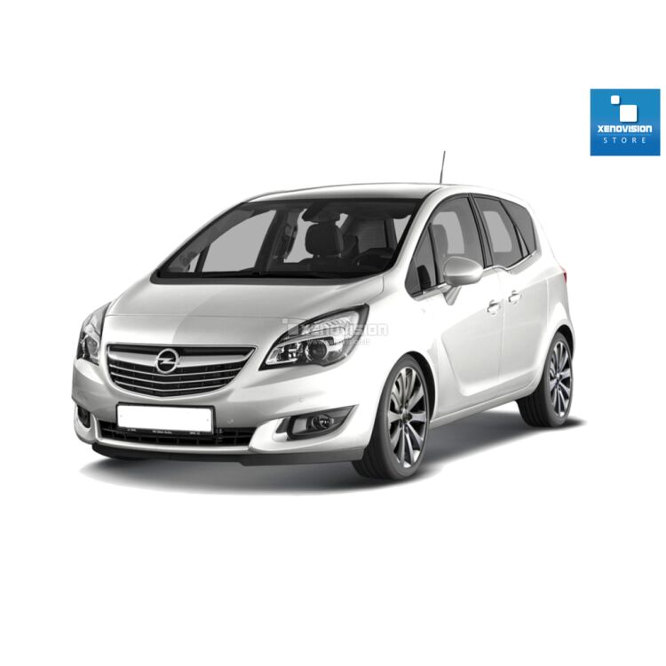 <p>Kit Xenon 35W specifico per il faro della Opel Meriva dal 2014 in poi. Plug&amp;Play zero spie, contiene tutto l'occorrente. Luce Bianco Lunare 6000k.</p>