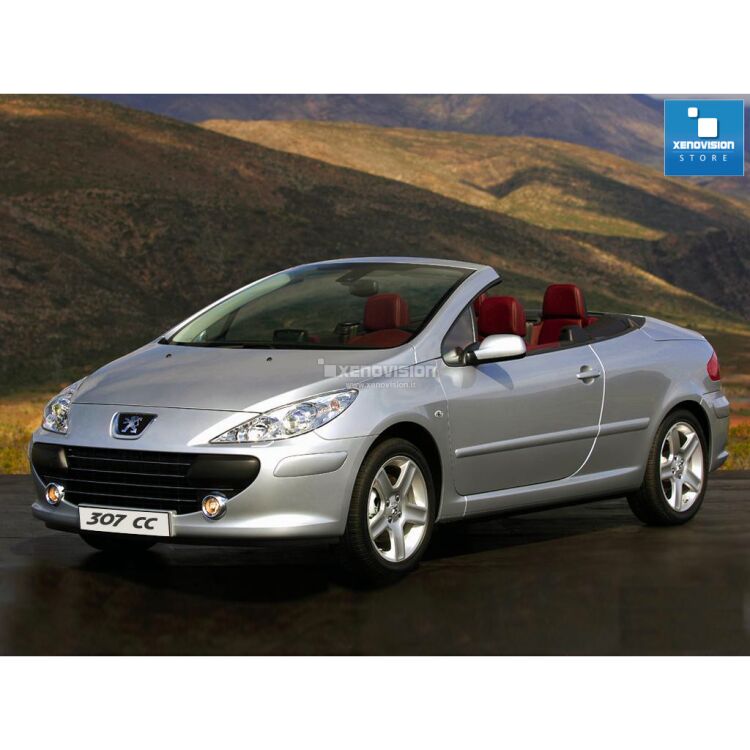 0 Kit Xenon Peugeot 307 CC - 06/2005 in poi - Xenon 35W e Led - 6000k <p>Kit Xenon 35W specifico per il faro della Peugeot 307 CC da 06/2005 in poi e Luci Posizione a Led in tinta. Plug&Play zero spie, contiene tutto l'occorrente. Luce Bianco Lunare 6000k.</p>