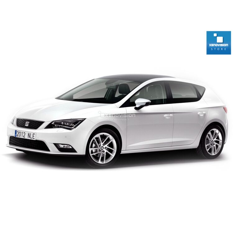 <p>Kit Xenon Focus Pro Korea 35W specifico per il faro della Seat Leon dal 2013 in poi. Plug&amp;Play zero spie, contiene tutto l&#39;occorrente. Luce Bianco Lunare 6100k.</p>