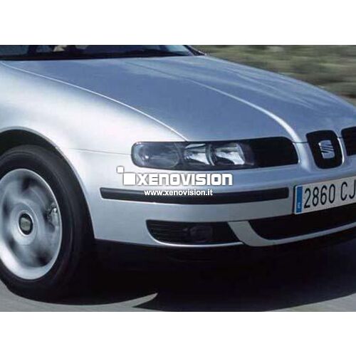 1 Kit Xenon Seat Leon - Parabola - 1999 a 2006 - Xenon 35W e Led - 6100k <p>Kit Xenon Focus Pro Korea 35W specifico per il faro della Seat Leon 1M1 e Luci Posizione Led in tinta. Plug&Play zero spie, contiene tutto l'occorrente. Luce Bianco Lunare 6100k.</p>