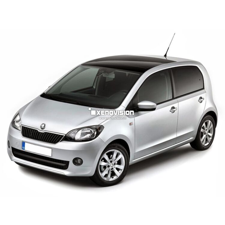 <p>Kit Bixenon 6000k Bianco Solare e Luci posizione a Led in tinta per Skoda Citigo dal 2011 in poi. L'unico senza spie.</p>