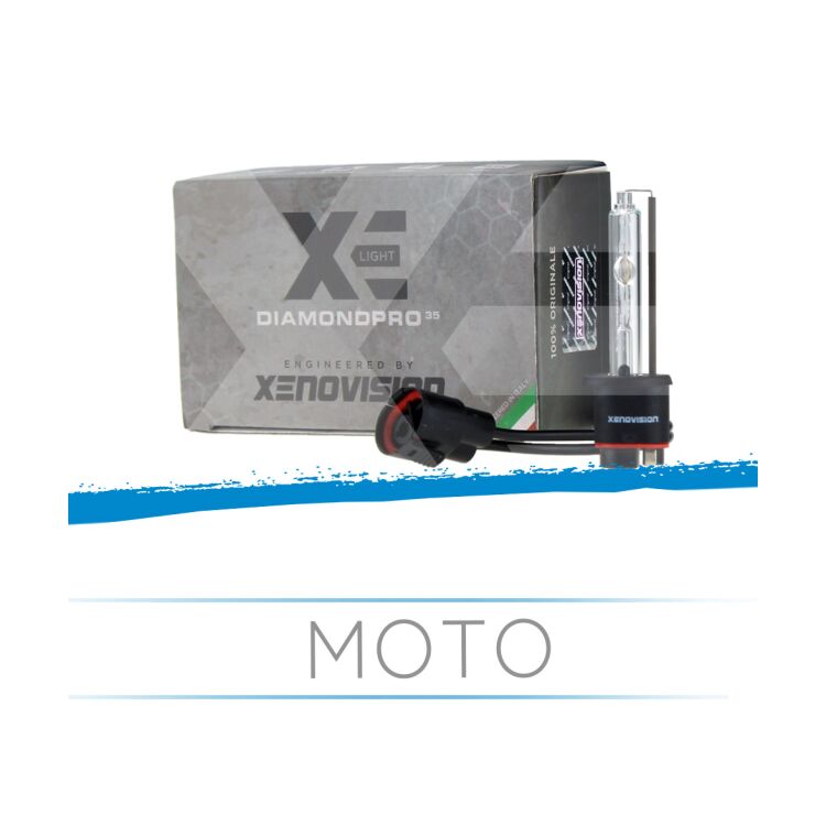 <p>Kit Xenon moto H3 6000k 35W Ultra Slim Xenovision ad architettura digitale 64-Bit. Lampade H3 Bianco Lunare Ket KOREA, Qualita Garantita 2 anni&nbsp;</p>