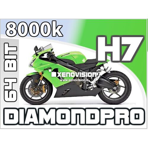 <p>Kit Xenon moto H7 8000k 35W Ultra Slim Xenovision ad architettura digitale 64-Bit. Lampade xenon H7 Bianco Freddo Ket KOREA, Qualita Garantita 2 anni&nbsp; </p>