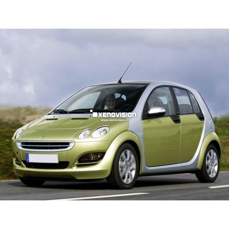 0 Kit Xenon Smart ForFour - 2004 a 2006 - Xenon 35W e Luci Posizione - 6000k <p>Kit Xenon 35W specifico per il faro della Smart ForFour e Luci Posizione Led in tinta. Plug&Play zero spie, contiene tutto l'occorrente. Luce Bianco Lunare 6000k.</p>
