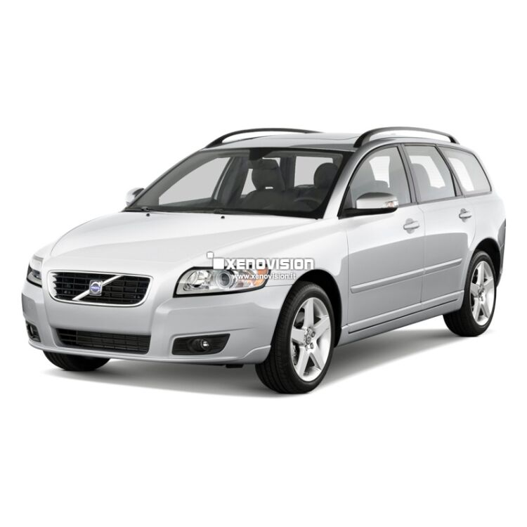 Kit Xenon Focus Pro Korea 35W specifico per il faro della Volvo V50 dal 2003 al 2012. Plug&amp;Play zero spie, contiene tutto l&#39;occorrente. Luce Bianco Lunare 6100k.