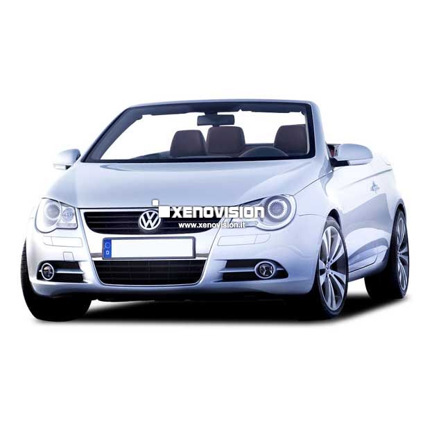 <p>Kit Xenon Lampade XE 35W specifico per il faro della VW Eos e Luci Posizione a Led in tinta. Plug&amp;Play zero spie, contiene tutto l&#39;occorrente. Luce Bianco Lunare 6000k.</p>