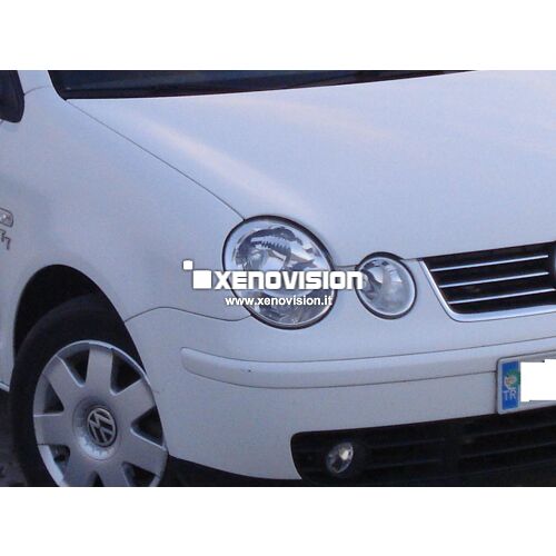 1 Kit Xenon VW Polo 9N - 2002 al 2005 - Xenon 35W e Posizione - 6000k <p>Kit Xenon 35W specifico per il faro della VW Polo quarta serie 9N prodotta dal 2002 al 2005 e Luci Posizione a Led in tinta. Plug&Play zero spie, contiene tutto l'occorrente. Luce Bianco Lunare 6000k.</p><p> </p>