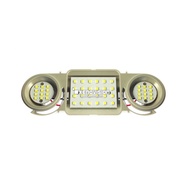1 Led Luci Cortesia Soffitto VW Golf 5 6 Passat Posteriori - 800Lumen 6000k <p>Kit Led Luci Cortesia Posteriori per VW Golf 4 5 e Passat. Rimpiazzano Plug&Play le lampadine delle vostre plafoniere sul soffitto dell'auto, aumentando notevolmente la luminosità dell'interno, con un'illuminazione di un bianco purissimo 6000k. Qualità Garantita Xenovision.</p>