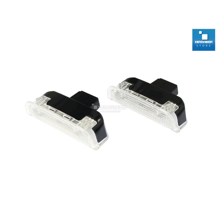 <p><strong>600 Lumen&nbsp;</strong>Una coppia di placche Led Plug&amp;Play Ultraluminose per luci pozzanghera/sottoporta VolksWagen, Seat, Skoda. Rimpiazza i punti luce esistenti, zero spie. Installazione semplicissima.</p>