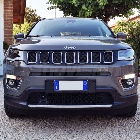 2 Luci diurne LED Jeep Compass II 2017 in poi: PSX24W <strong>LED per luci diurne Jeep Compass</strong> II 2017 in poi. Coppia lampade <strong>PSX24W</strong> Canbus da Xenovision.
