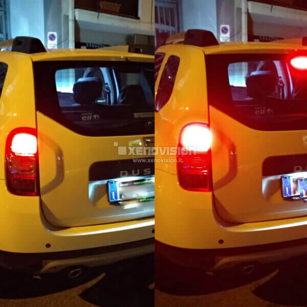 8 Luce Stop LED Hyundai I30 PDE, PD, PDEN 2016 in poi: P21/5W Gear <strong>Luce Stop LED per Hyundai I30</strong> PDE, PD, PDEN 2016 in poi. Due lampade <strong>P21/5W</strong> rosse non canbus modello Gear.